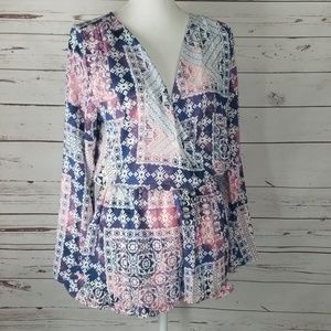 NWOT Printed Romper Shorts Sz. Med